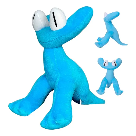 Boneco Pelúcia Rainbow Friends Capitulo 2 Monstro Ciano Blue