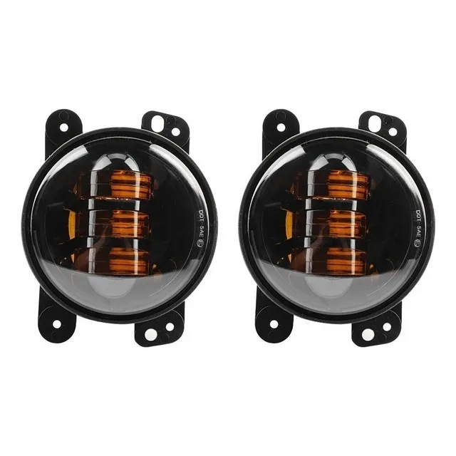 * Luz Antiniebla Led 4 Pulgadas Luz Amarilla 30w