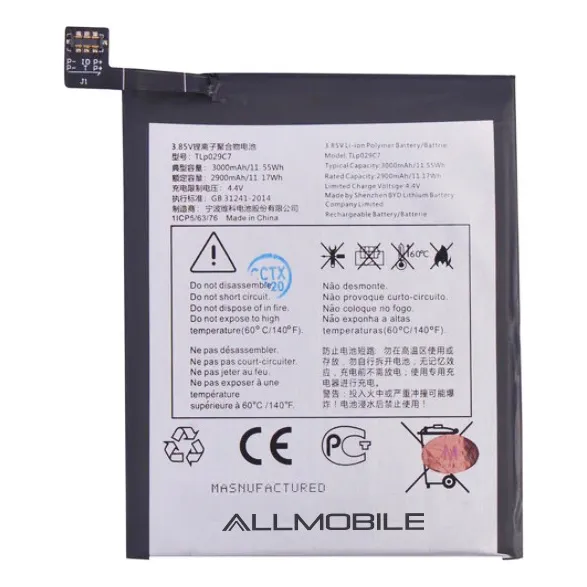 Pila Bateria Litio Tlp029c7 Para Alcatel 3c 5026 Ot5026