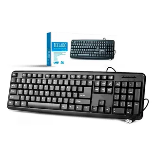 Teclado Bahrein Para Pc Computador Notebook Com Fio PortuguĂȘs Brasil Cor Preto Teclado Bahrein Para Pc Computador Notebook Com Fio PortuguĂȘs Brasil Cor Preto