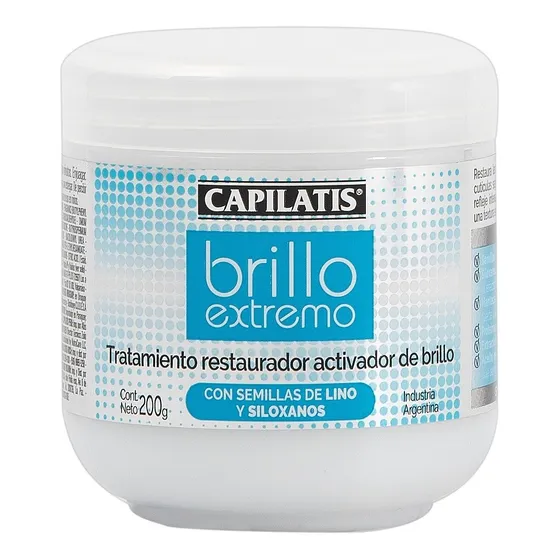 Capilatis Brillo Extremo Tratamiento Restaurador Brillo 200g