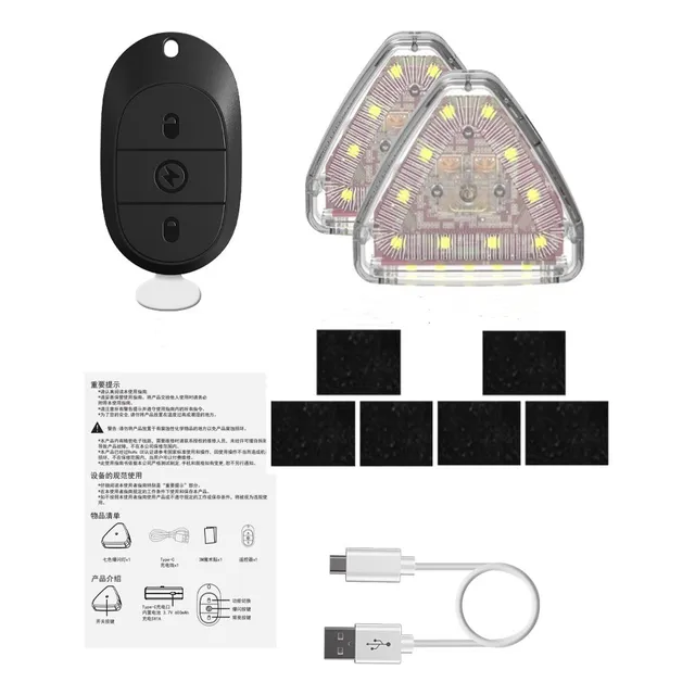 Luzes Estroboscópicas Led Sem Fio Usb 7 Cores