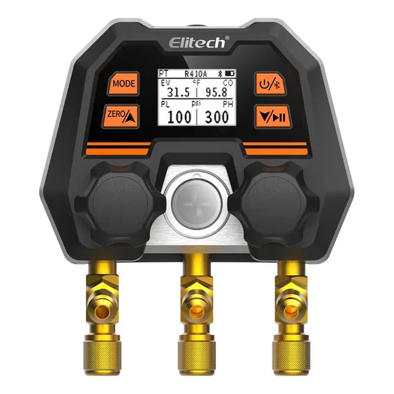 Manifold Digital 2 Vias Com Bluetooth Ms-100 Elitech Oferta
