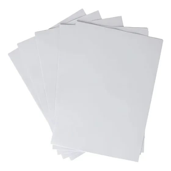 1 Paquete Papel Fotográfico Glossy Carta 115gr 100 Hojas Color Blanco