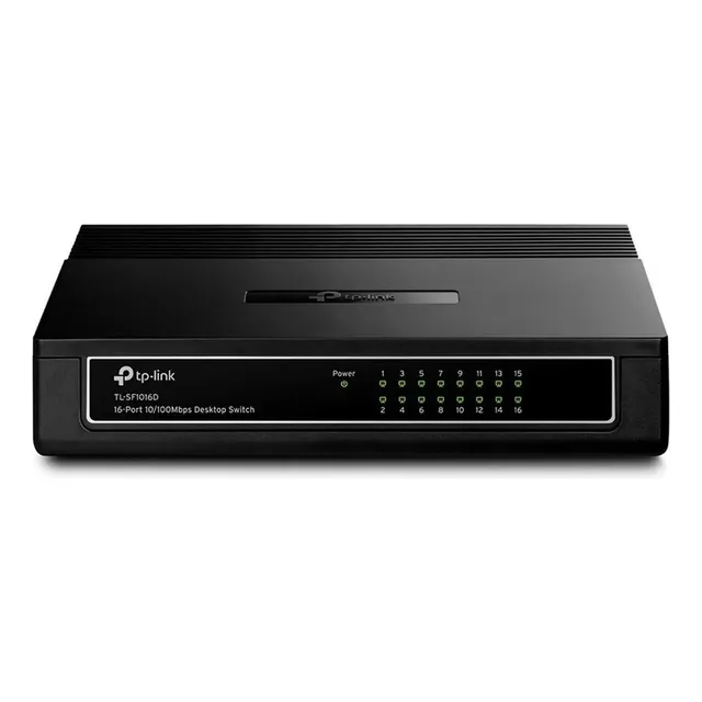 Switch 16 Puertos Tp-link 10/100mbps Desktop Tl-sf1016d