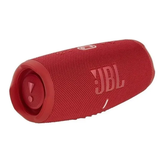 Bocina Jbl Charge 5 Bluetooth Portátil Roja Color Rojo