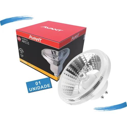 Lâmpada Led Ar111 Avant 12w Gu10 2700k Branco-quente 127/220V 127/220V