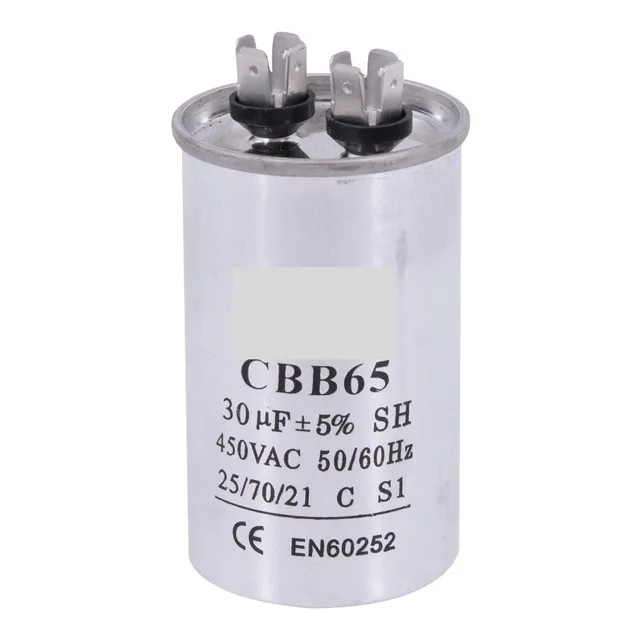 Capacitor Condensador Arranque Aire Acondicionado 30 Uf 