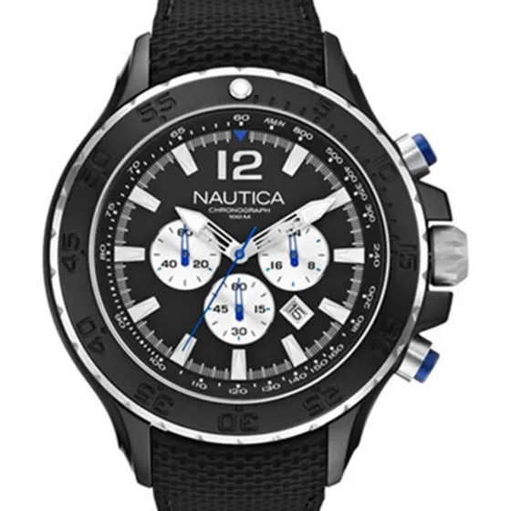 Reloj Nautica Hombre A22625g Negro Negro Negro