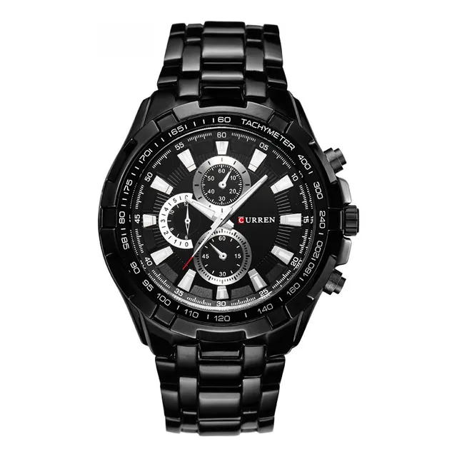 Reloj Pulsera Curren 8023 Suizo De Acero Inox. Para Hombre