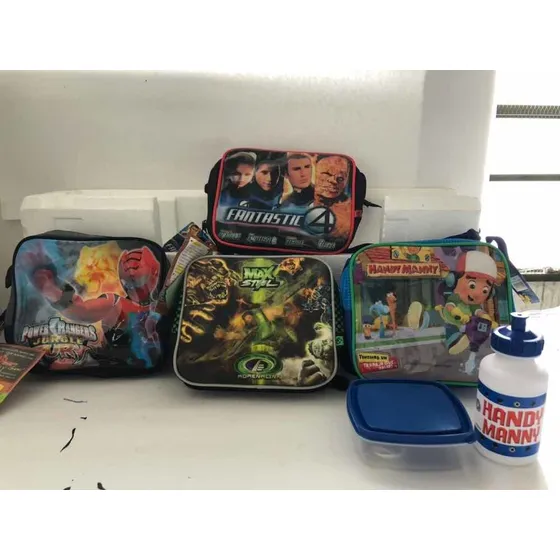 Lonchera Bolso Térmica Cuadrada Capi, Varios Diseños.nuevas