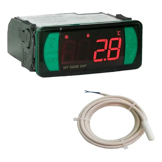 Controlador Temperatura Mt-512e 2hp Full Gauge (c/ Sensor) 127/220V
