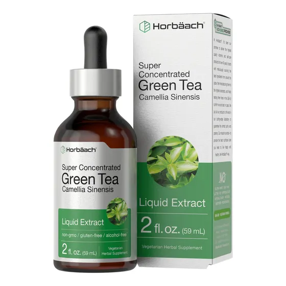 Suplemento Líquido De Extracto De Té Verde Horbäach 60 Ml