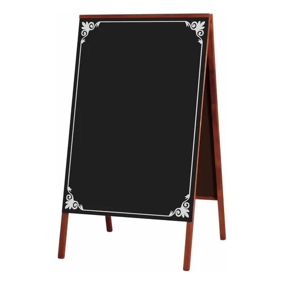 Lousa Cavalete Quadro Negro Para Restaurante Padaria Bar M2