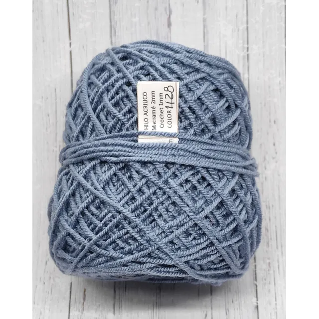 Hilo Macramé 100% Acrílico, 2mm Grosor, 1 Ovillo X 100gr 