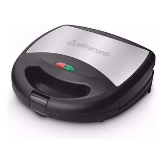 Sandwichera Ultracomb Sw 2801 3 En 1 Grill Waffles Sandwich Color Negro Sandwichera Ultracomb Sw 2801 3 En 1 Grill Waffles Sandwich Color Negro