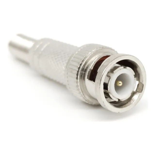Conector Bnc Macho Metalico Con Tornillo