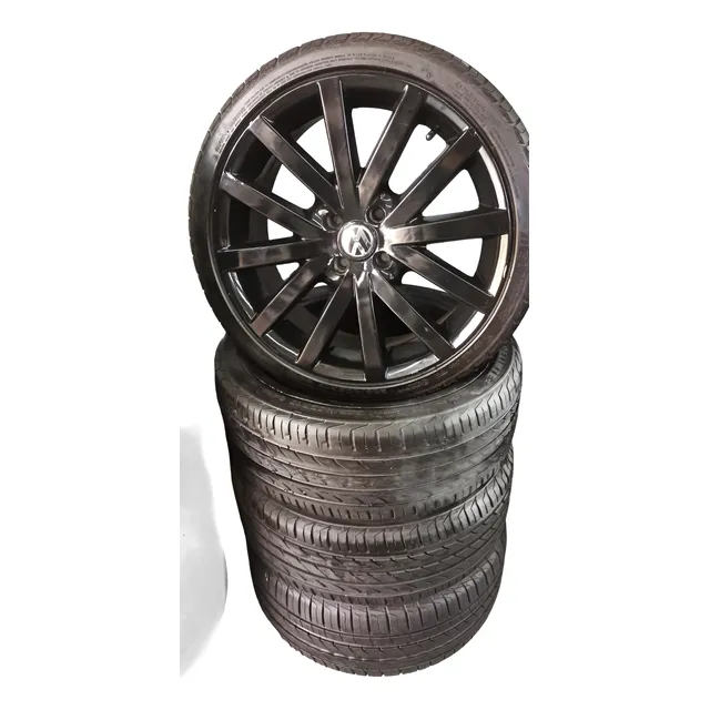 Rodas Aro 17  4x100 Com Pneus - Usado - Jogo
