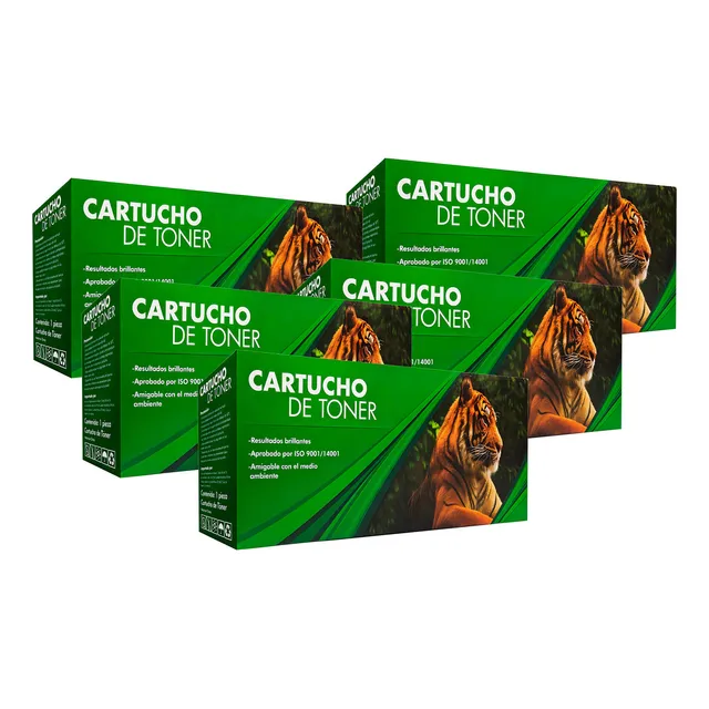 Pack 5 Toner 85a Compatible Ce285a P1102w m1132 p1109 Tinta Negro