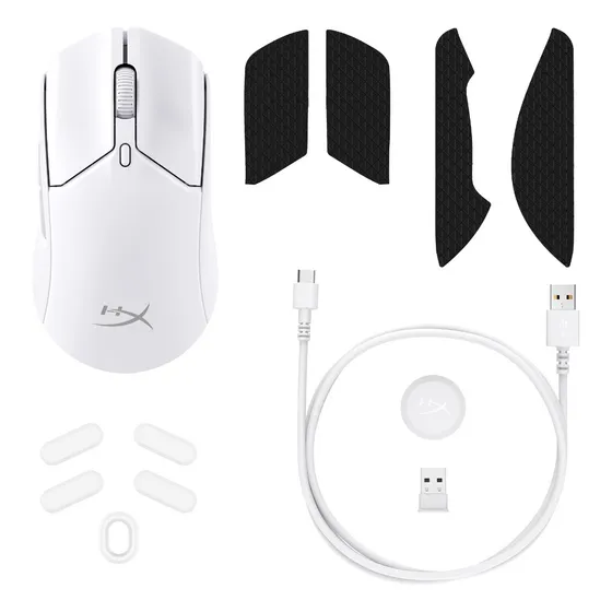 Hyperx Mouse Pulsfire Haste 2 Blanco Wireless Hp Blanco