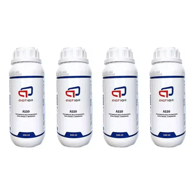 Kit 4 Aditivo Actioil A550 Tratamento Diesel Original Iveco