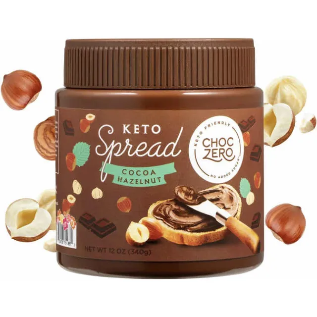 Choczero  Milk Chocolate Hazelnut Spread 340 G Nutela Keto
