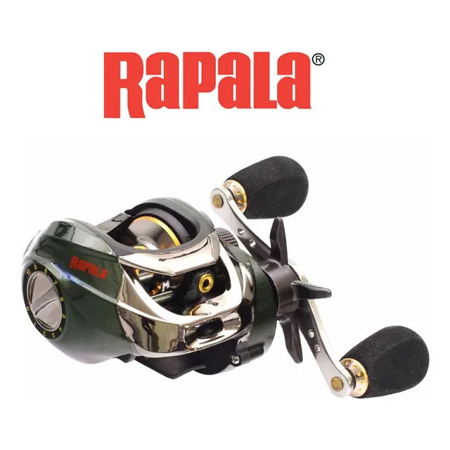 Reel Carrete De Pesca Rapala Xr8 Izq Y Derecha Tipo Casting