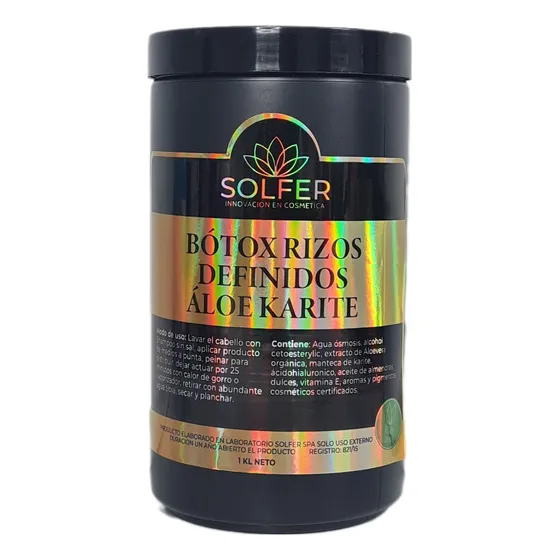 Bótox Para Cabellos Rizados Sin Formol 1 Kilo De Producto 
