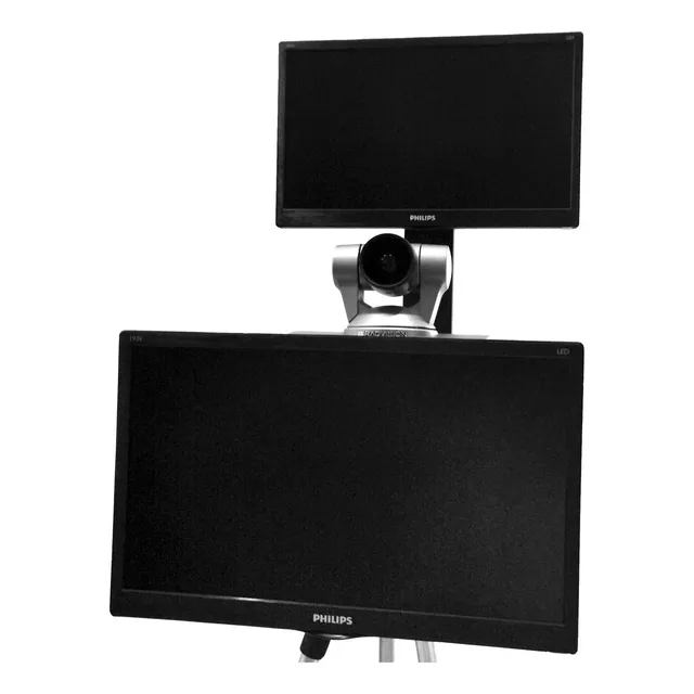 Teleprompter Pro Hemon Câmeras Robóticas Ptz 100 Duo Sm