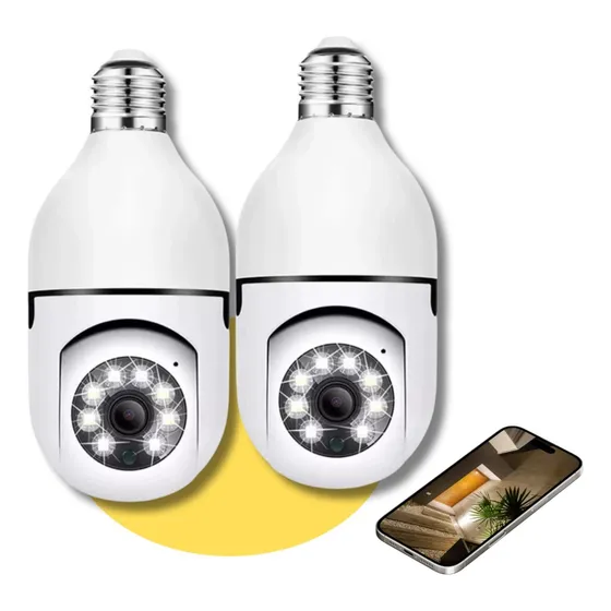 Kit Combo 2 Câmeras Segurança Ip  Wifi 360 Hd Infravermelho
