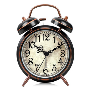Reloj Despertador Campana Retro Analógico Estilo Vintage Reloj Despertador Campana Retro Analógico Estilo Vintage