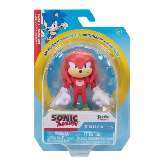 Boneco Articulado Knuckles De 6cm - Sonic