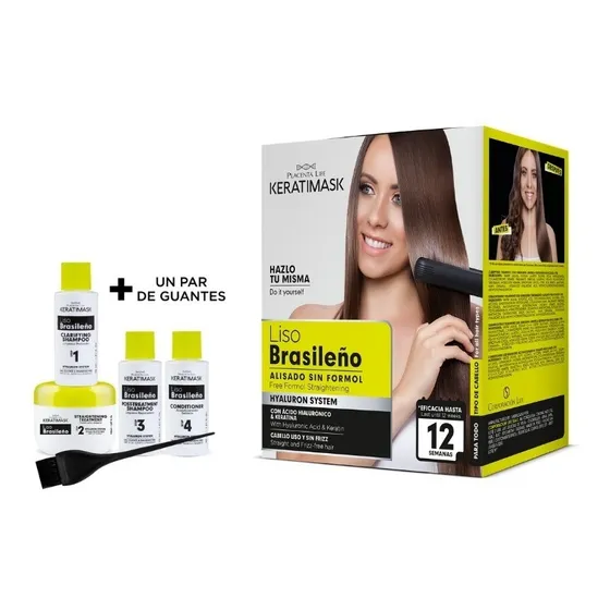 Kit Alisado Brasileño Keratimask Sin Formol (hasta 3 Meses)