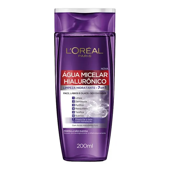 Agua micelar L'oreal París Revitalift hialurónico X 200ml