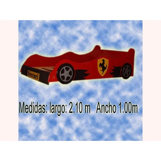 Cama Para Niño Modelo Ferrari 
