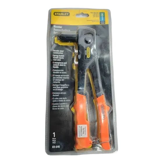Remachadora Stanley Modelo 69-646 (3 Boquillas)