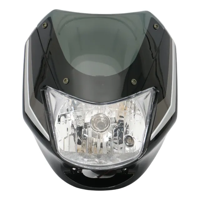 Farola Delantera Completa Para Boxer Ct100 Negro / Gris Mtc