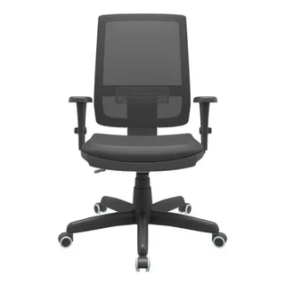 Cadeira Brizza Braços 3d Back System Sintético Preto Material Do Estofamento Couro Sintético Cadeira Brizza Braços 3d Back System Sintético Preto Material Do Estofamento Couro Sintético