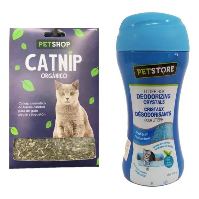 Catnip Hierba Gat + Cristales - Un - Unidad a $7425