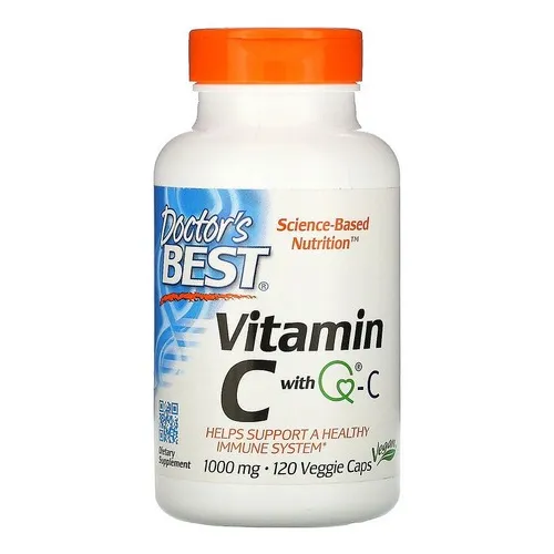 Vitamina C Ácido ascórbico Q-c 1000 mg 120 cps Doctor's Best