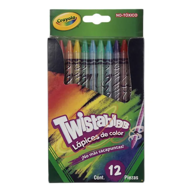 Lápices De Colores Marca Crayola Twistables 12 Piezas