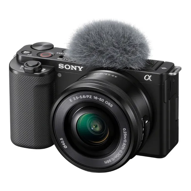 Cámara Sony  + Lente Intercambiable Para Vlogger Zv-e10l
