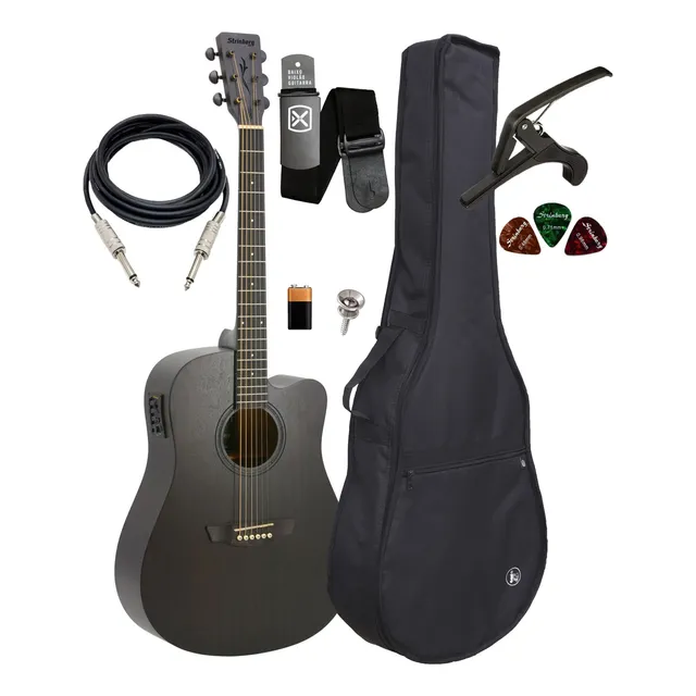 Kit Violão Strinberg Fs4d Tos Forest Folk + Acessórios