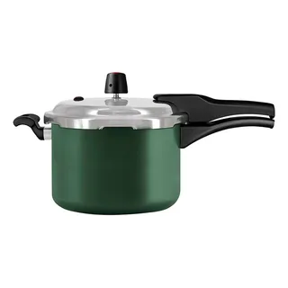 Panela De PressĂŁo 4,5 Litros Em AlumĂnio Antiaderente Premium Fechamento Externo Panelux - Verde Panela De PressĂŁo 4,5 Litros Em AlumĂnio Antiaderente Premium Fechamento Externo Panelux - Verde