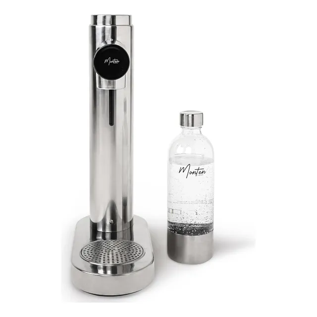 Carbonatador De Acero Inoxidable Con Botella 900 Mlts