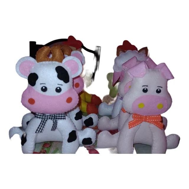 Animales De La Granja En Fieltro 