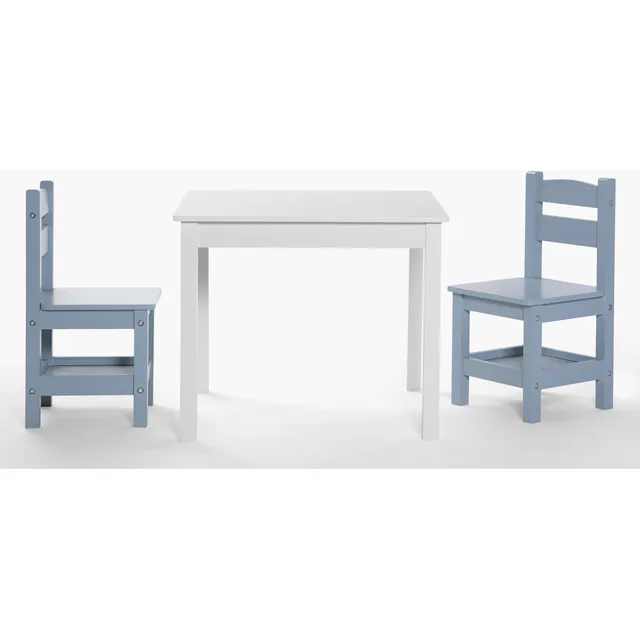 Pack Infantil 1 Mesa 2 Sillas Olivia Blanco/celeste Form