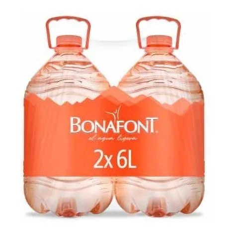 Agua Bonafont 2pzas 6l