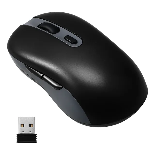 Mouse Bluetooth Inalámbrico Ergonómico De 3 Modos, 2,4 G