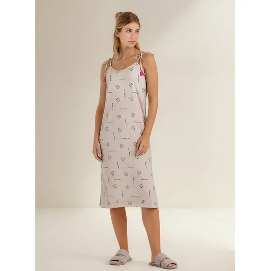 Camisola Alça Midi Cor Com Amor